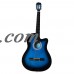Ktaxon 38 Inch Acoustic Guitar Cutaway 6 Steel Strings for Beginner   